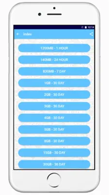 Afghan data-net bundle android App screenshot 3